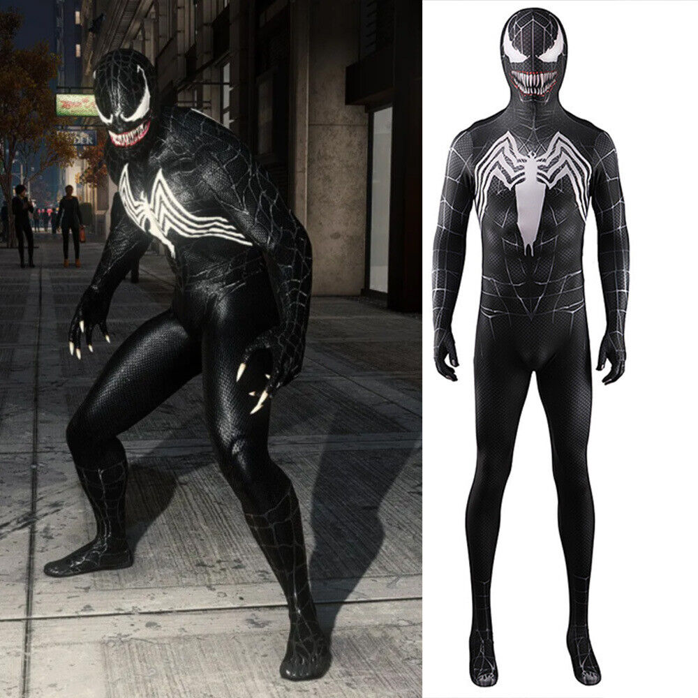 Upgraded Red Venom Costume Bodysuit Cosplay Costume for Adults ...