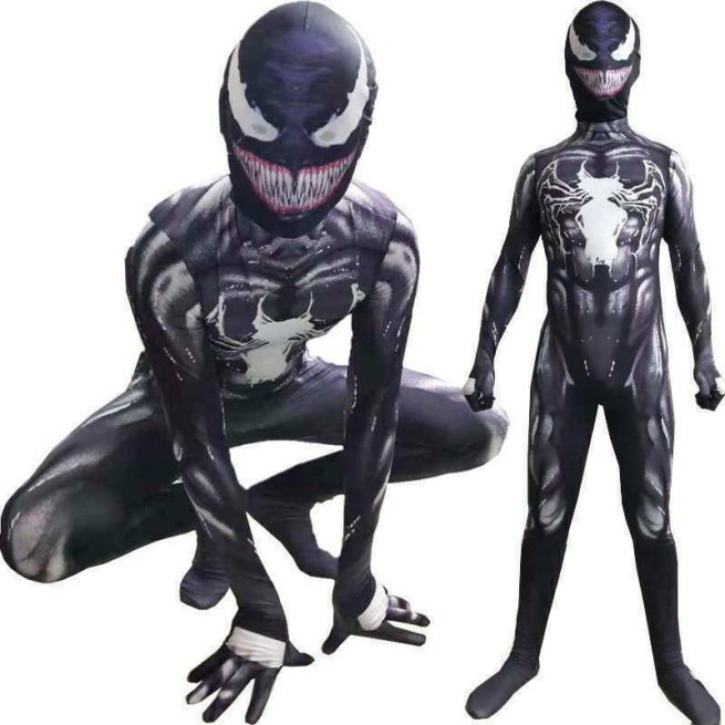 Halloween Venom Costume Kids Boys Cosplay Costume - venomcostume.com