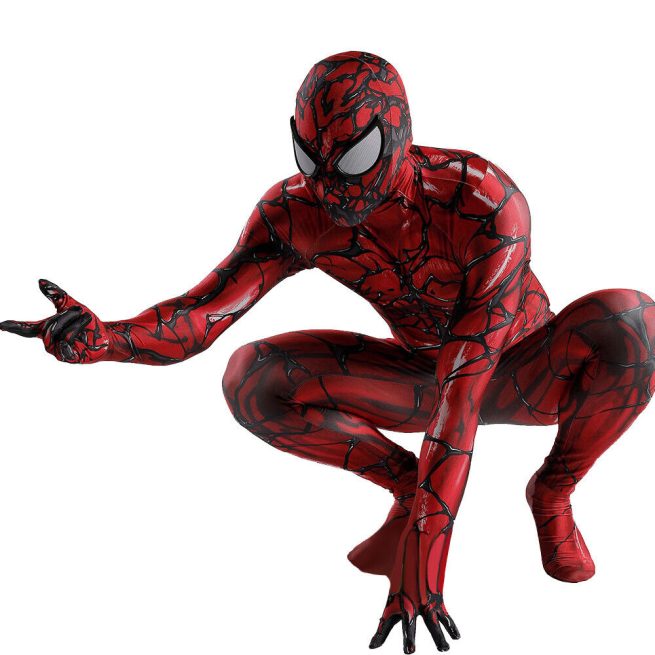 Upgraded Red Venom Costume Bodysuit Cosplay Costume for Adults ...